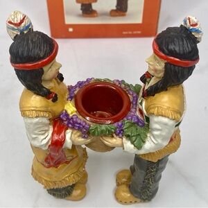 Candle Holders Native American Figurines
